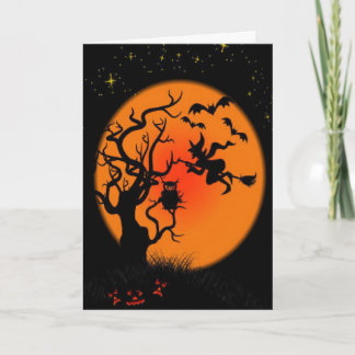 Carte Halloween éffrayant
