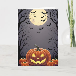 Carte Halloween effrayant