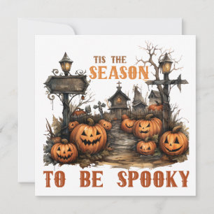 Carte Halloween éffrayante
