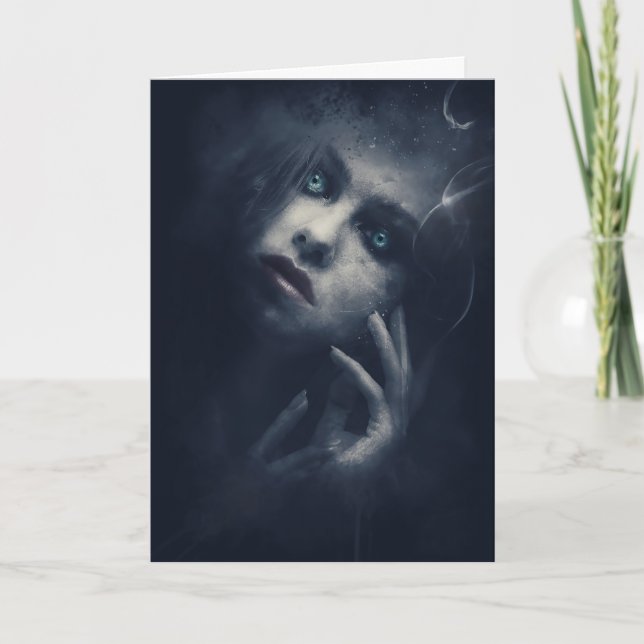 Carte Halloween éffrayante (Devant)