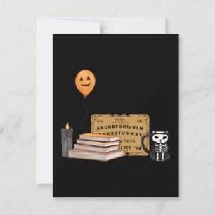 Carte Halloween Eve Éffrayant et effrayant Octobre
