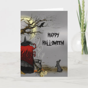 CARTE HALLOWEEN FAMILIER