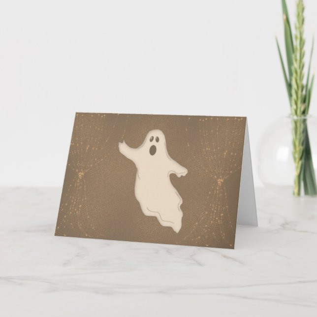 Carte Halloween Ghost (Devant)