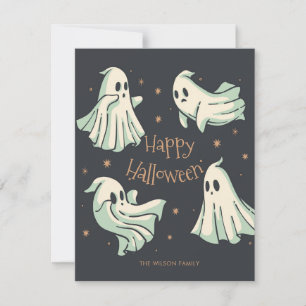 Carte Halloween Ghost Happy Halloween