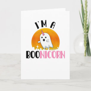 Carte Halloween Ghost Spirit Boonicorn Unicorn