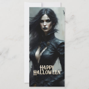 Carte Halloween gothique Nuit de Mystère
