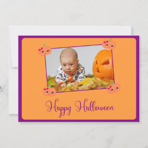 Carte Halloween Happy Personnalisée Ajouter Votre 