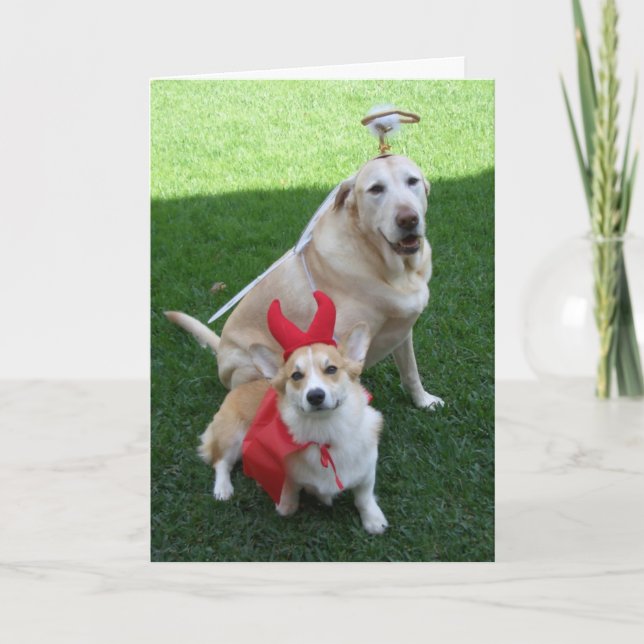 Carte Halloween heureux (Devant)