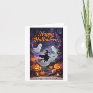 Carte Halloween idéale pour la famille ou les amis