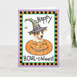 Carte Halloween Jack Russell Terrier