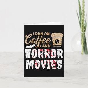 Carte Halloween je fonctionne sur le café et les films d