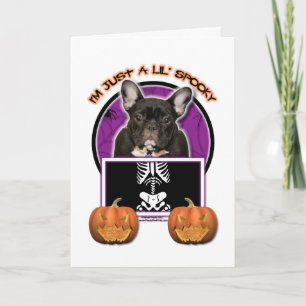 Carte Halloween - Juste un Lil Éffrayant - Français - Tu