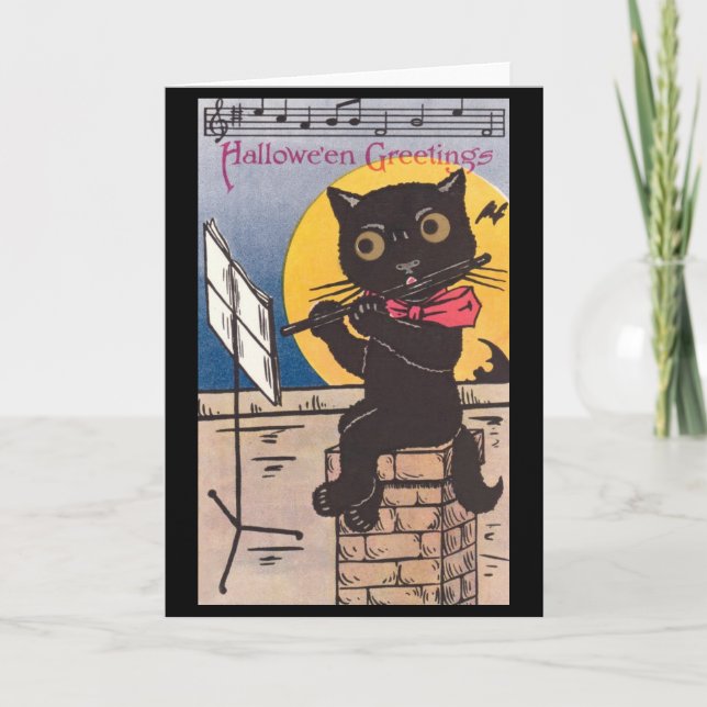 Carte Halloween Kitty (Devant)