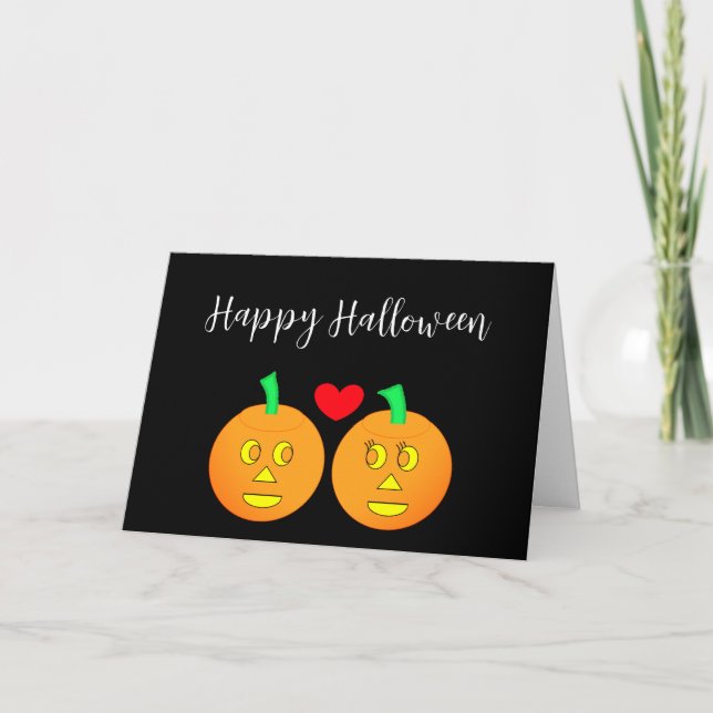 Carte Halloween magique : vide (Devant)