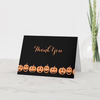 Carte Halloween Merci personnalisable