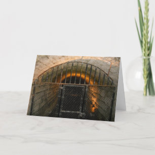 Carte Hallowe'en "Mill Ruins Night Tunnel"