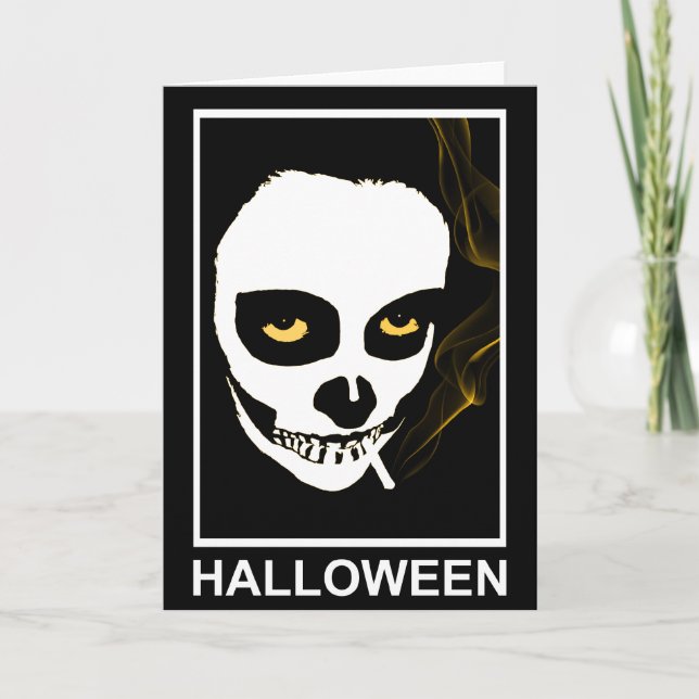 Carte halloween mortel enivrant (Devant)