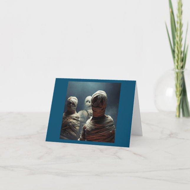 Carte Halloween - Mummies 2 (Devant)