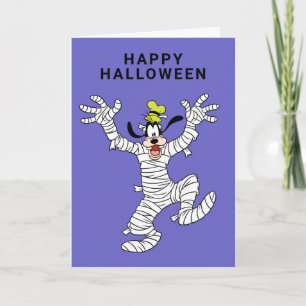 Carte Halloween Mummy Goofy