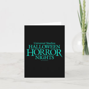 Carte Halloween nuits d'horreur HHN Monstres universels