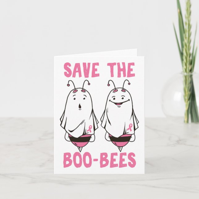 Carte Halloween octobre Sensibilisation au cancer du sei (Devant)