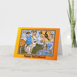 Carte Halloween pour enfants à une fête