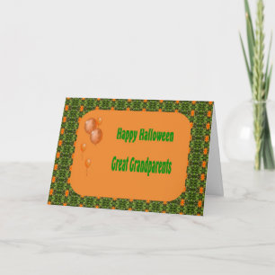 Carte Halloween pour grands-parents