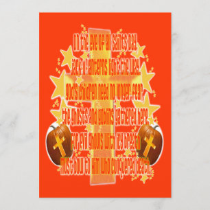 Carte Halloween pour les chrétiens (Poème)