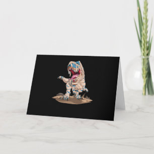 Carte Halloween pour les garçons Dinosaur T rex maman Pu