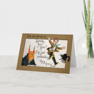 Carte Halloween Retro Spooks