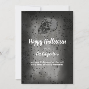 carte Halloween Skull & Bones