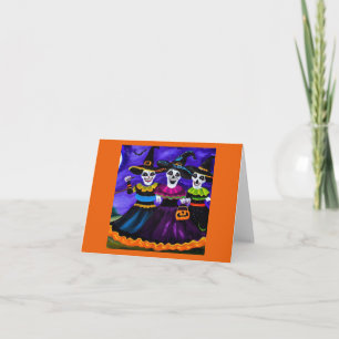 Carte Halloween - Sorcières 2