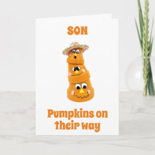 CARTE **HALLOWEEN SPÉCIAL** POUR ***NOTRE FILS***