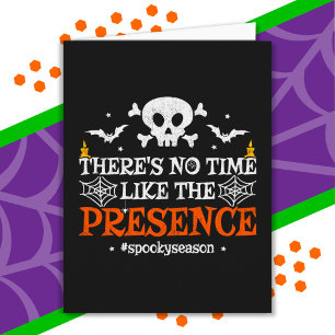 Carte Halloween Spirit Crâne Crossbones drôle Halloween