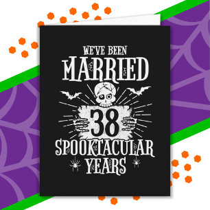 Carte Halloween Spooktacular 38ème anniversaire de Maria