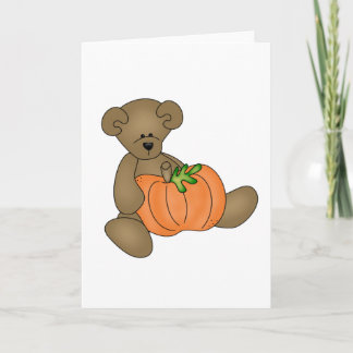 Carte Halloween Teddy Bear