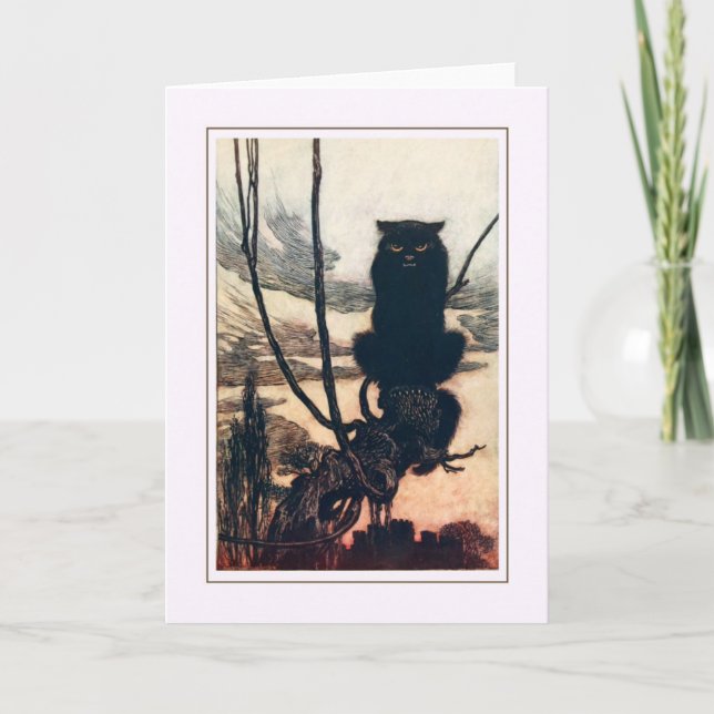 Carte Halloween vintage (Devant)