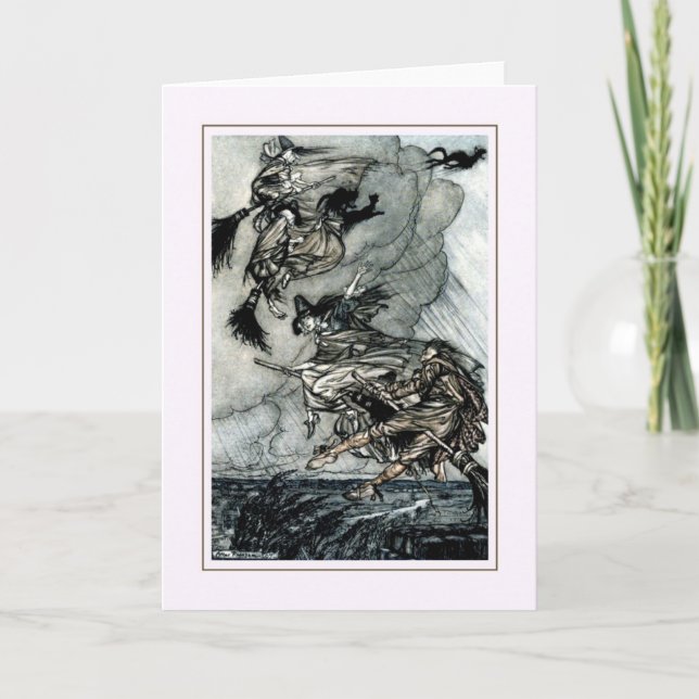 Carte Halloween vintage (Devant)