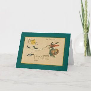 Carte Halloween vintage