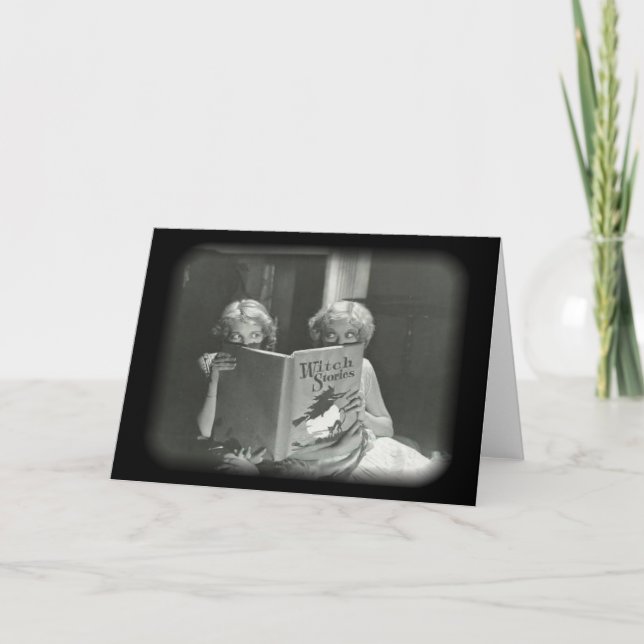 Carte Halloween vintage (Devant)