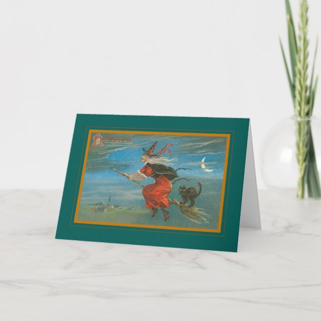 Carte Halloween vintage (Devant)