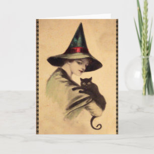 Carte Halloween vintage, vers 1920