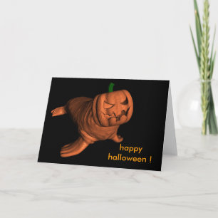 Carte Halloween Walrus