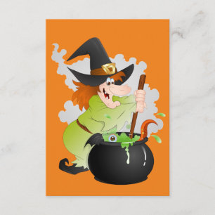 Carte Halloween Witch