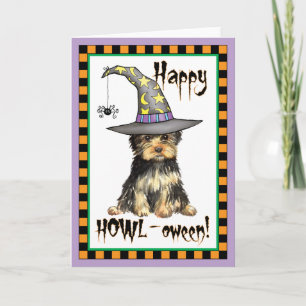Carte Halloween Yorkie