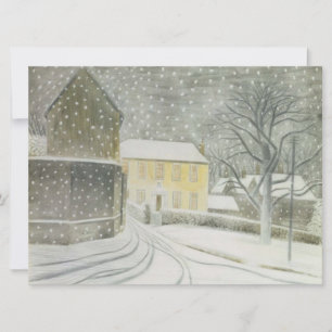 Carte Halstead Road à Neige (par Eric Ravilious)