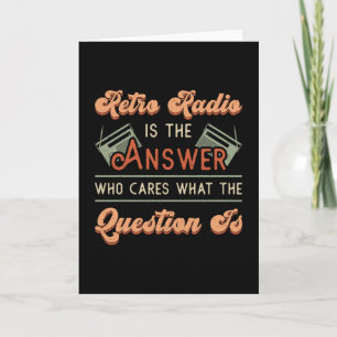Carte HAM Radio Opérateur Antenne Fréquence Amateur Cade