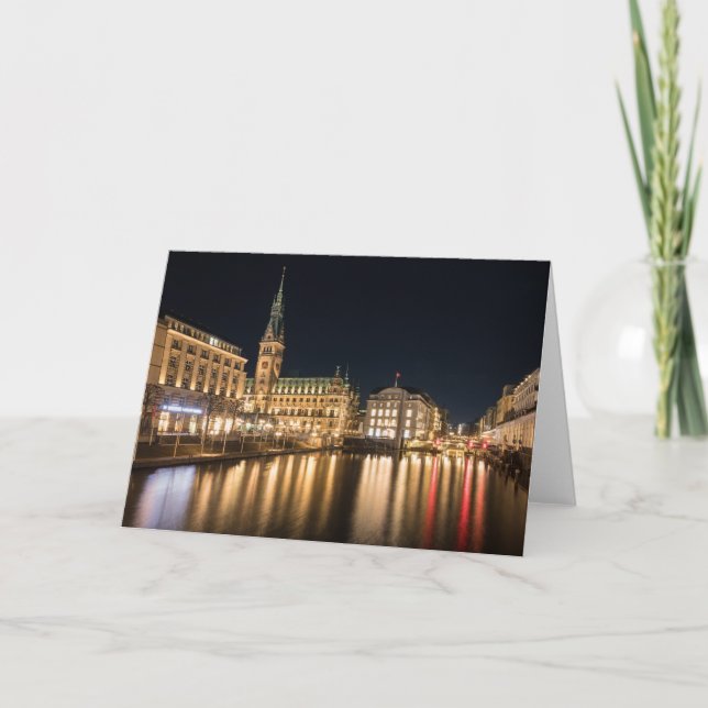 Carte Hambourg Allemagne (Devant)