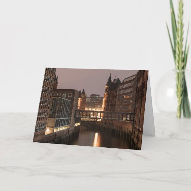 Carte Hambourg Speicherstadt (Devant)