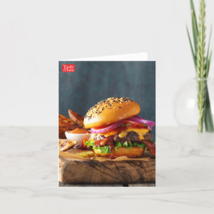 Carte Hamburgers de barbecue